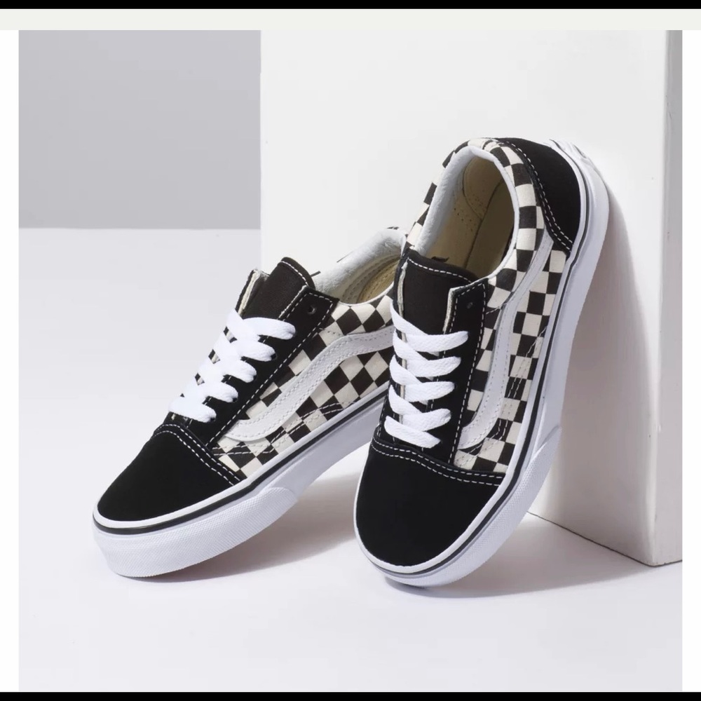 Kids checkered vans